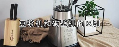 ​豆浆机和破壁机有什么区别 哪个打豆浆好喝