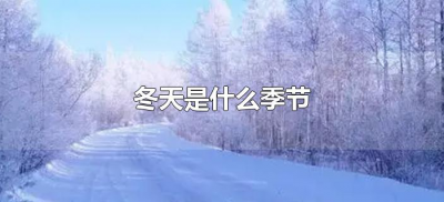 ​冬天是什么季节（冬季是什么样的一个季节）