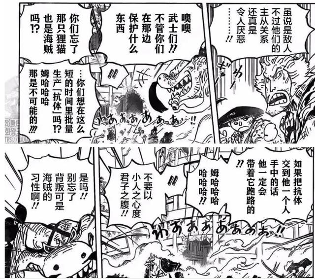 海贼王漫画1000话情报草帽路飞（锦卫门斩断凯多的龙息）(9)