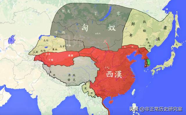 古代地图超清版全图突厥（从历史地图看困扰北方三千年的游牧民族的兴盛衰亡）(5)