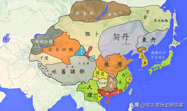 古代地图超清版全图突厥（从历史地图看困扰北方三千年的游牧民族的兴盛衰亡）(21)