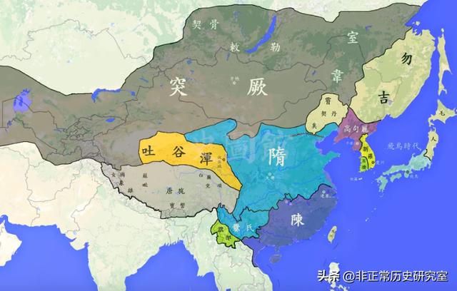 古代地图超清版全图突厥（从历史地图看困扰北方三千年的游牧民族的兴盛衰亡）(15)