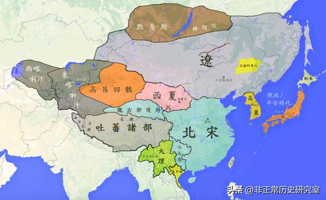 古代地图超清版全图突厥（从历史地图看困扰北方三千年的游牧民族的兴盛衰亡）(23)