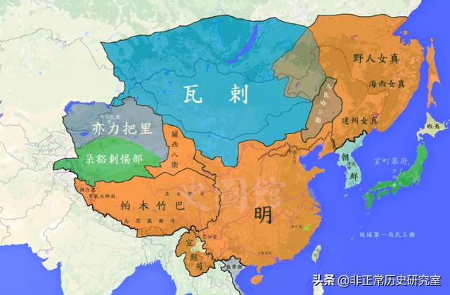 古代地图超清版全图突厥（从历史地图看困扰北方三千年的游牧民族的兴盛衰亡）(31)