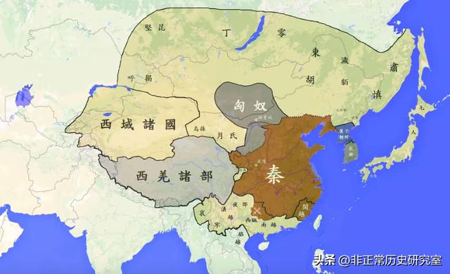 古代地图超清版全图突厥（从历史地图看困扰北方三千年的游牧民族的兴盛衰亡）(2)