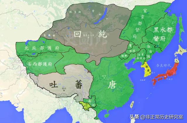 古代地图超清版全图突厥（从历史地图看困扰北方三千年的游牧民族的兴盛衰亡）(18)