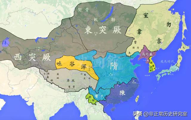 古代地图超清版全图突厥（从历史地图看困扰北方三千年的游牧民族的兴盛衰亡）(16)