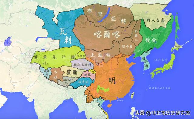 古代地图超清版全图突厥（从历史地图看困扰北方三千年的游牧民族的兴盛衰亡）(34)