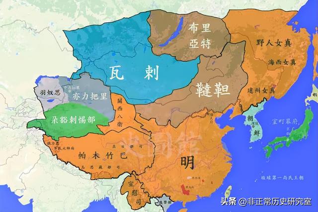 古代地图超清版全图突厥（从历史地图看困扰北方三千年的游牧民族的兴盛衰亡）(30)