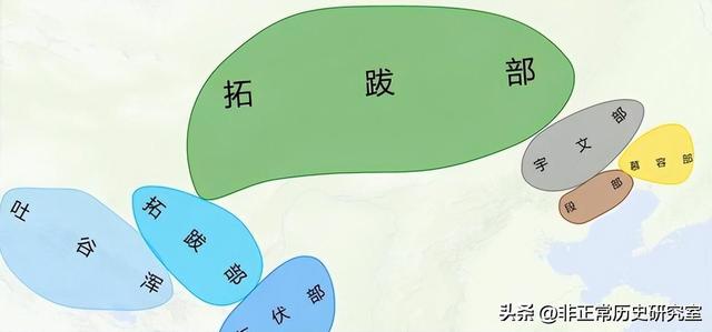 古代地图超清版全图突厥（从历史地图看困扰北方三千年的游牧民族的兴盛衰亡）(9)