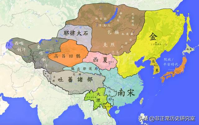 古代地图超清版全图突厥（从历史地图看困扰北方三千年的游牧民族的兴盛衰亡）(24)