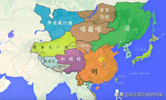 古代地图超清版全图突厥（从历史地图看困扰北方三千年的游牧民族的兴盛衰亡）(35)