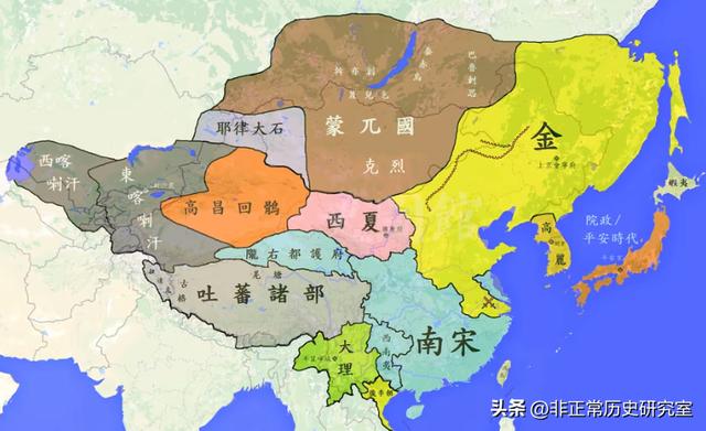 古代地图超清版全图突厥（从历史地图看困扰北方三千年的游牧民族的兴盛衰亡）(25)