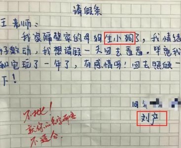 ​文言文请假条怎么写（中学生写文言文请假条）