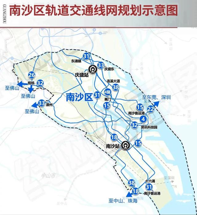 广州市中心未来地铁规划图（广州2035轨道规划来了）(8)