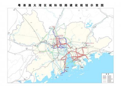 ​广州南到深圳最新铁路运行图（广州至深圳四条铁路）