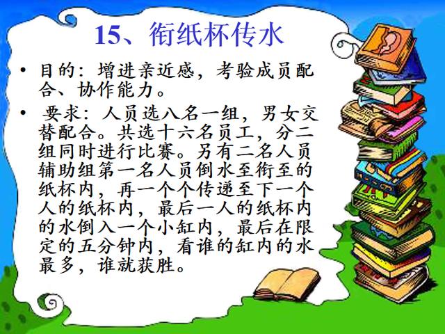 团队活跃气氛的70个小游戏（可以增加团队凝聚力的小游戏）(5)