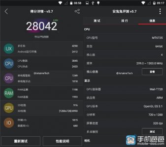 ​联发科mt6735现在还能运行王者吗 MT6735参数配置与跑分再曝光