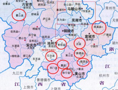 ​安徽省人口最少的县(安徽人口最少的10个县)