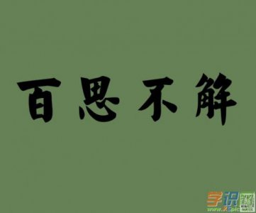 ​百思不得其解什么意思(百思不得其解的古诗)