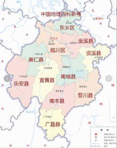 ​抚州市地图