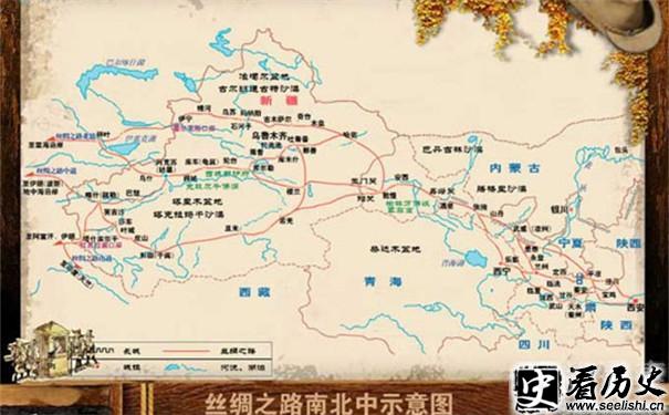 丝绸之路图