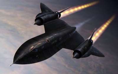 ​SR71“黑鸟”侦察机，世界上速度最快的飞机