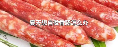 ​夏季自制香肠 夏天制作香肠方法