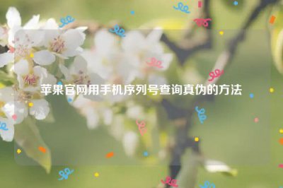 ​苹果官网用手机序列号查询真伪的方法