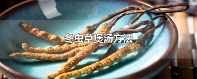 ​冬虫草怎么煮汤 鲜冬虫草炖汤的做法