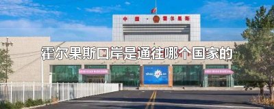 ​霍尔果斯口岸和哪个国家接壤 霍尔果斯口岸免税店