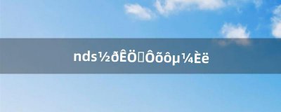 ​nds金手指怎么导入（nds如何安装金手指)