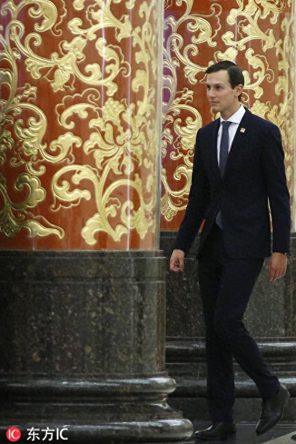 人民大会堂举行晚宴欢迎特朗普访华 特朗普举杯祝酒