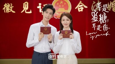 罗云熙白鹿纪念《半是蜜糖半是忧伤》开播两周年