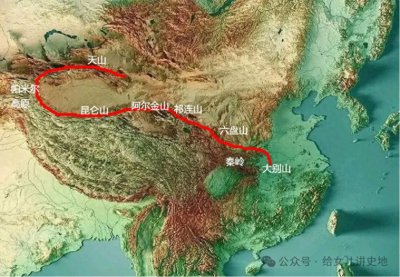 不容易,中国拥有世界上最长的东西山脉,才勾住了大西北?