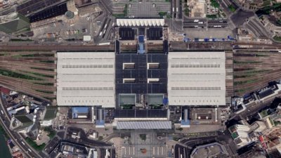 航拍高铁G222次(上海-青岛北)各车站,途经上海、江苏和山东